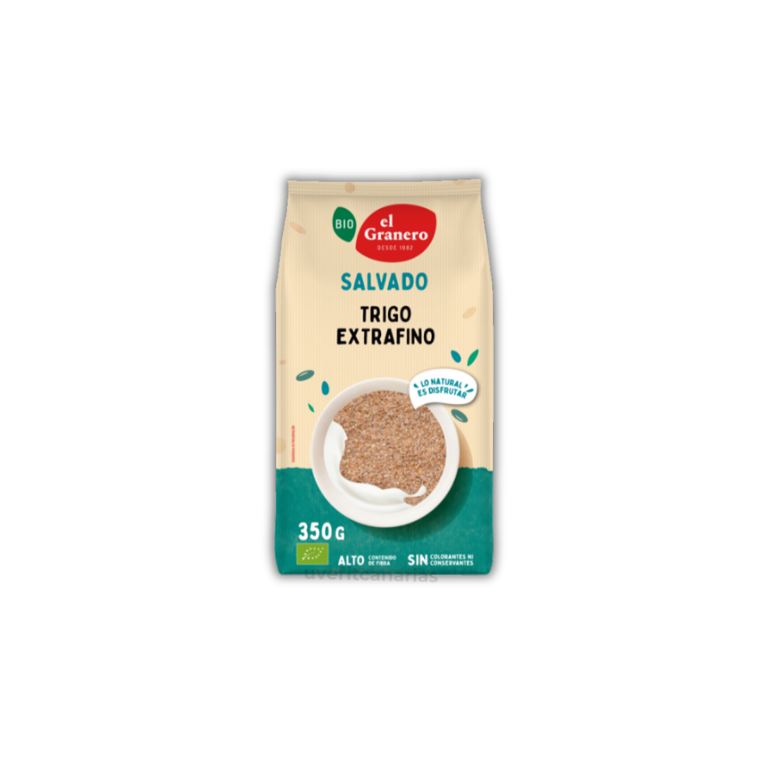 Salvado de Trigo Extrafino, 350gr - El Granero
