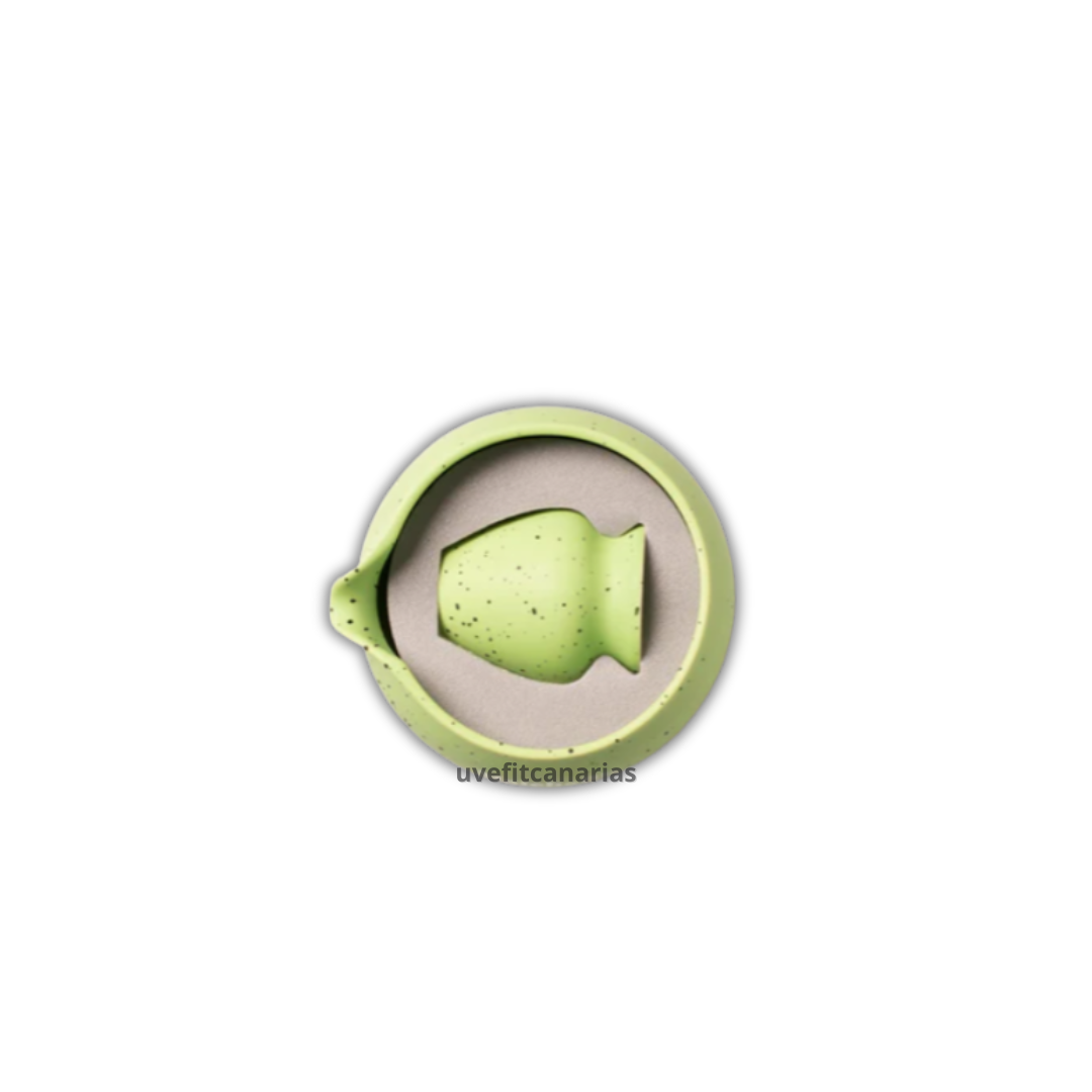 Set esencial de matcha: chawan + whisk de cerámica, Verde 