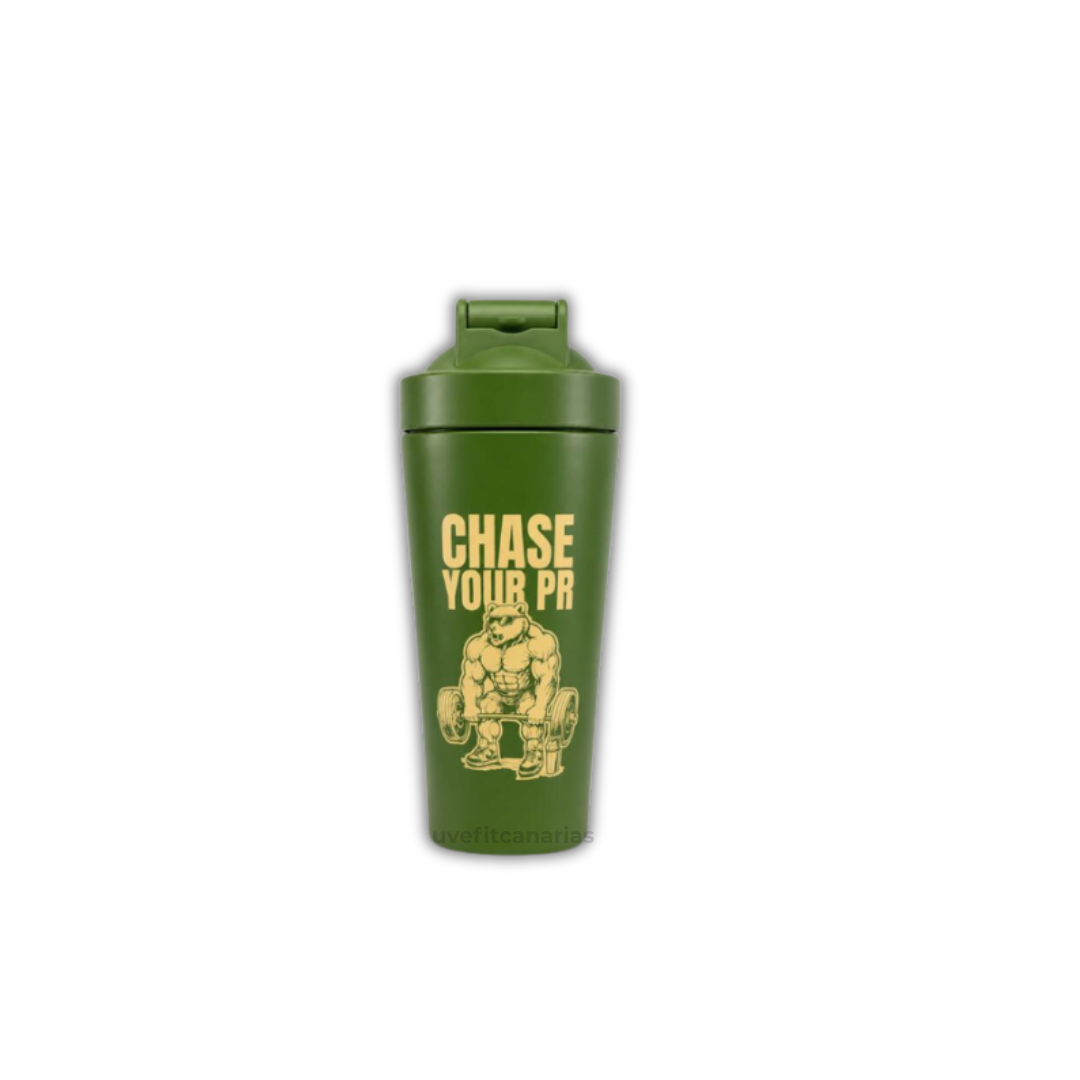 Shaker Metálico, Verde 739ml - Quamtrax