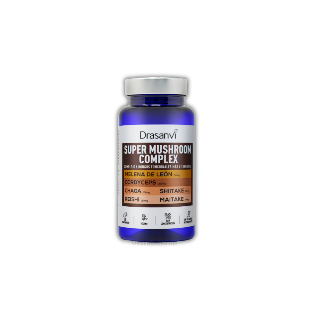 Super Mushroom Complex, 60 comprimidos - Drasanvi