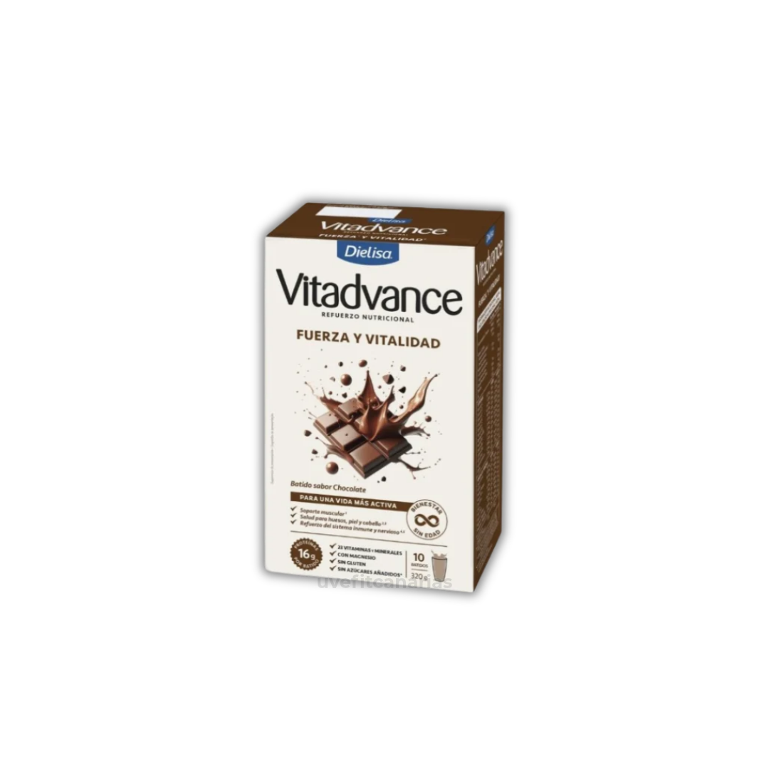 Vitadvance Chocolate, 10 sobres - Dielisa