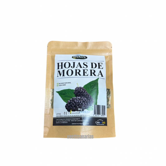 Bolsa de Hojas de Morera secas Vivalle 50g – planta natural para infusión y control de glucosa