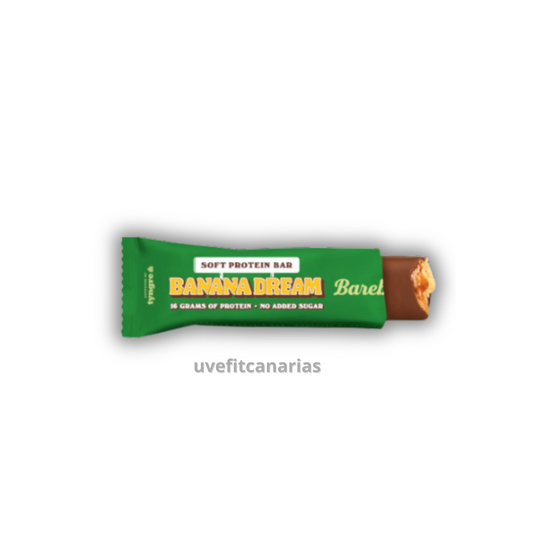 Barrita de proteína Barebells sabor plátano 55g