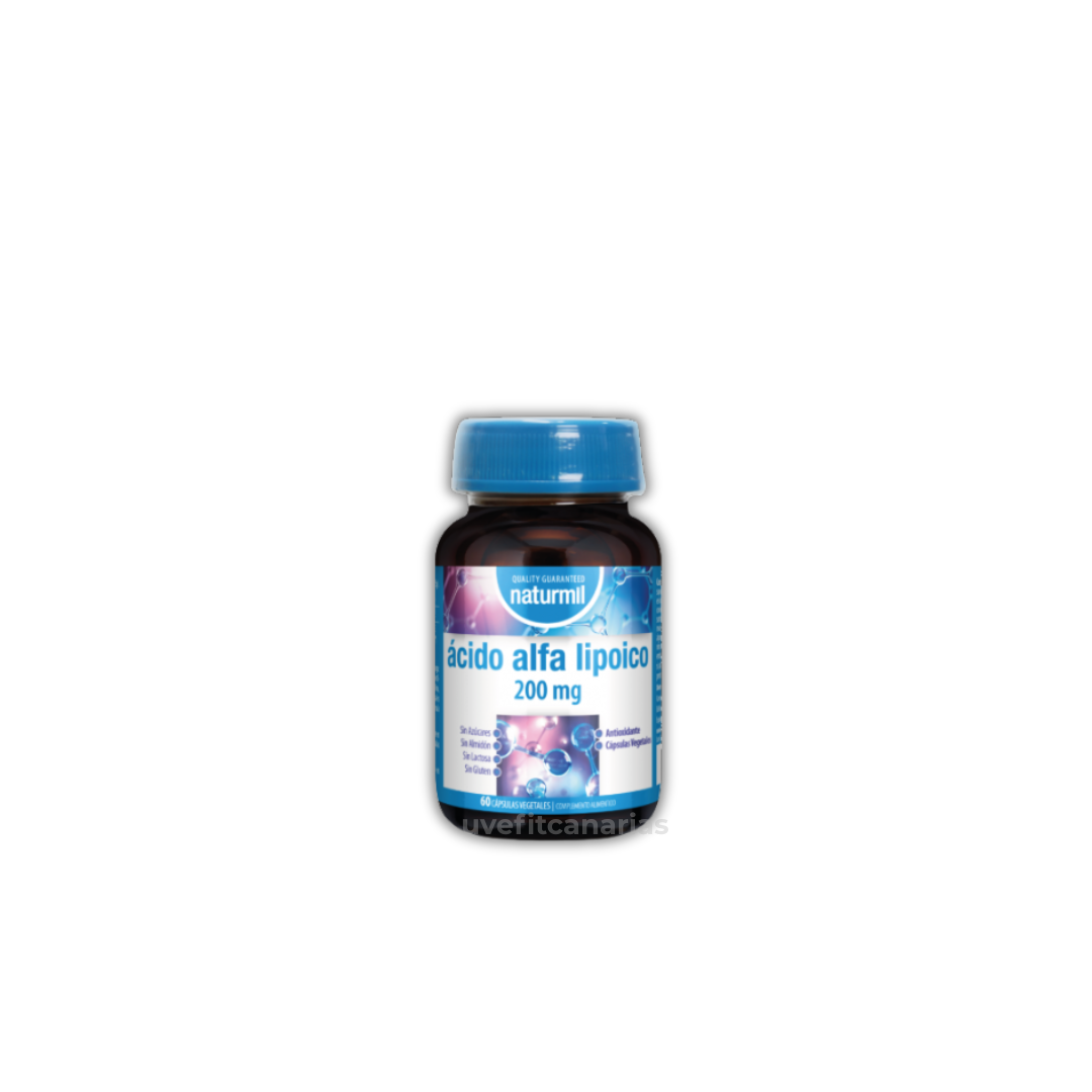 Ácido Alfa Lipoico 200mg, 60comp - Naturmil