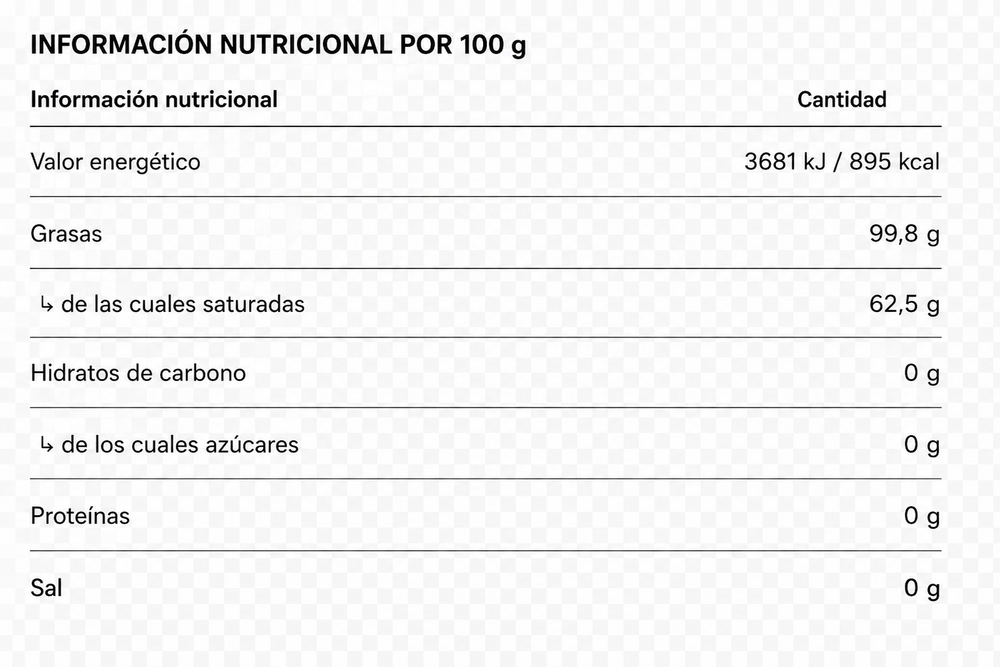 Ghee Mantequilla Clarificada Bio, 100 g - Ghee Easy