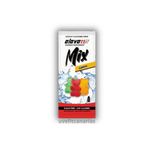 Mix Gummy Elevenfit 9g bebida instantánea sin azúcar sabor gominola