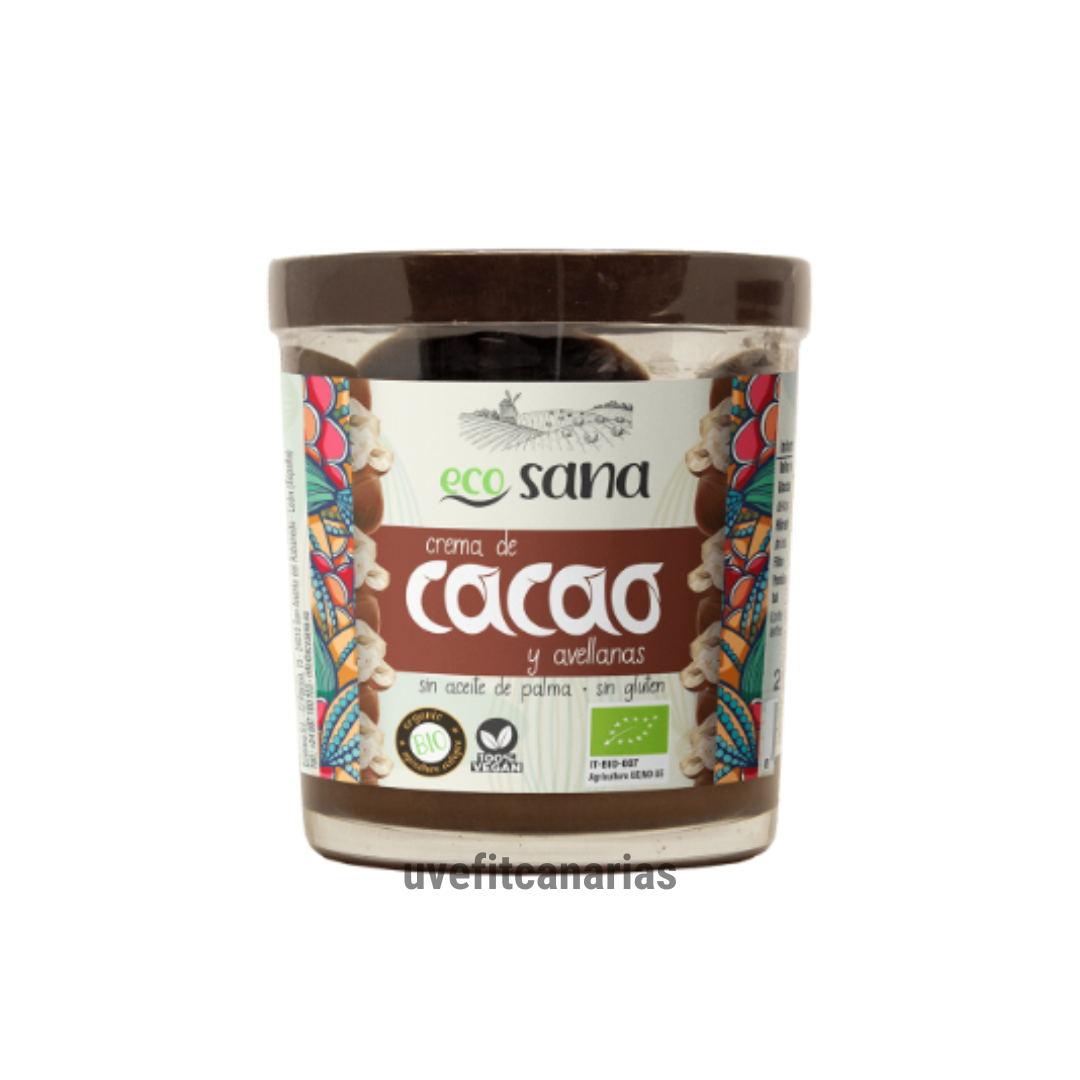 Crema de cacao y avellana, Bio 200g, Drasanvi