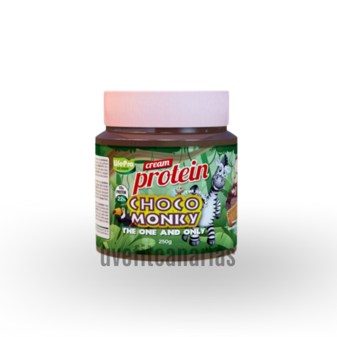 Choco monky protein cream, 250gr - LifePro