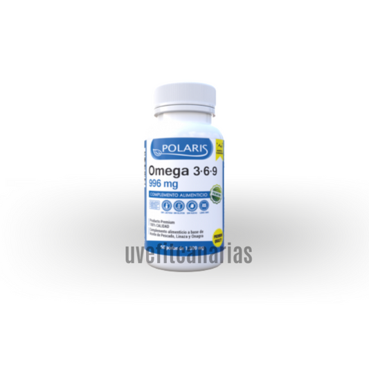 Omega 3 - 6 - 9 Premium, 996 mg, 50 pearls of 1,300 mg - Polaris