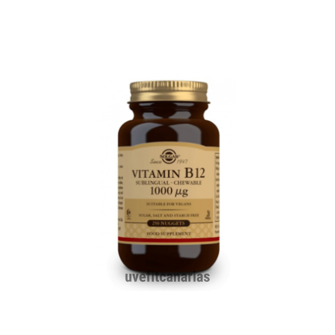 Vitamina B12, 1.000 ug 250 compr - Solgar