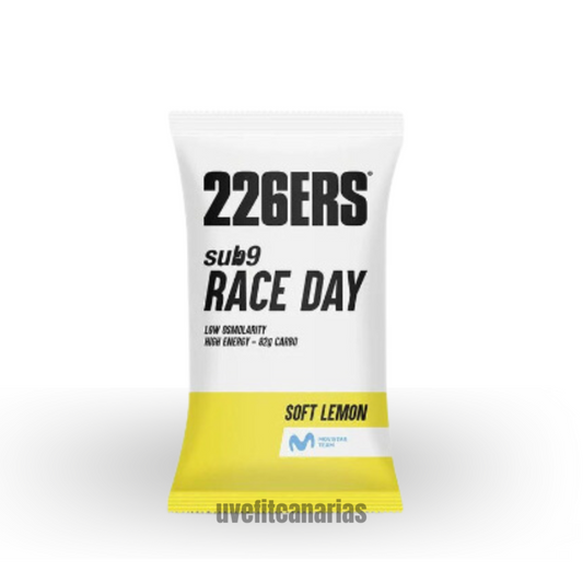 SUB9, Race day, Monodosis, Bebida energética, Limón suave, 87.5g - 226ERS