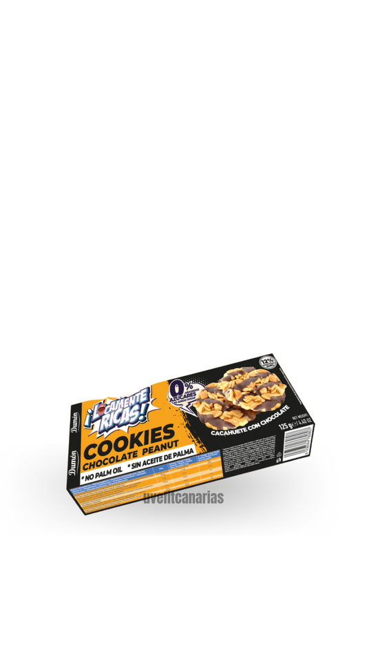 Cookies de Cacahuete y Chocolate, 125g - Dumón