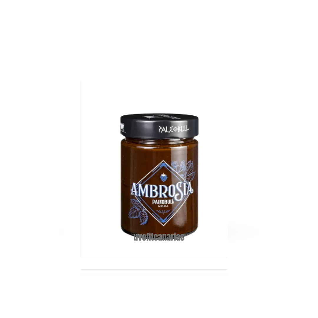 Crema de cacao y mora, ambrosía 300gr - Paleobull