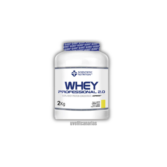 Proteína Whey, Limón, 2kg - Scientiffic Nutrition
