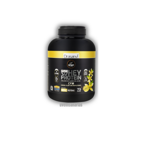 Proteína IsoWhey, Vainilla, 2.2 kg - Drasanvi