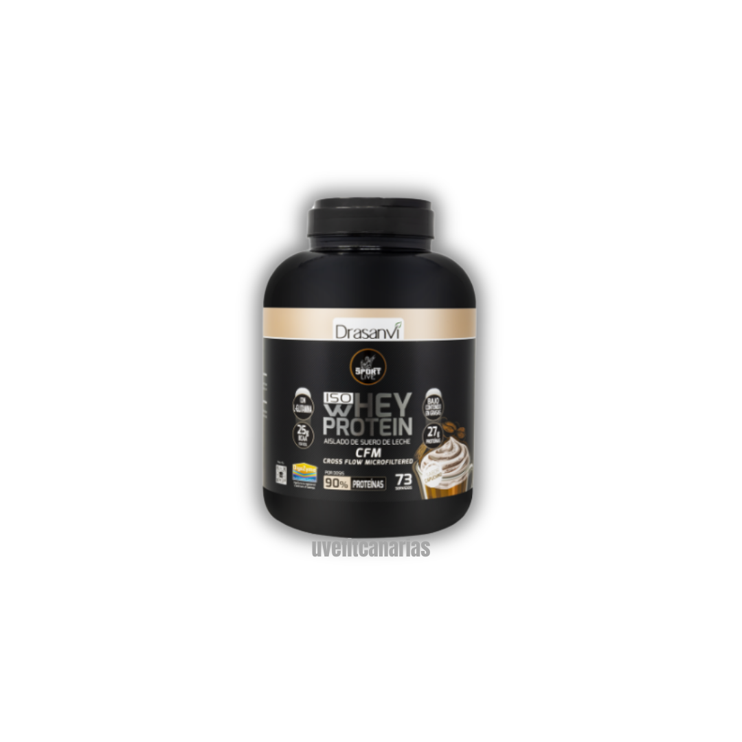 Proteína IsoWhey, Capuchino, 2.2 kg - Drasanvi