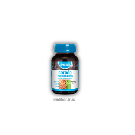Carbón vegetal activo, 90cap - Natrumil