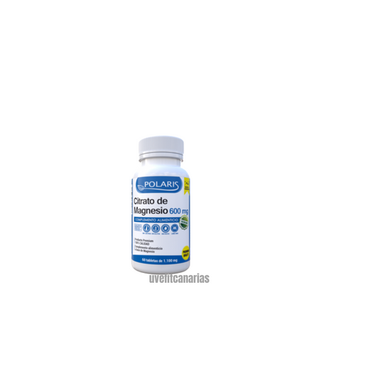 Citrato de Magnesio 600mg, 60tabletas - Polaris