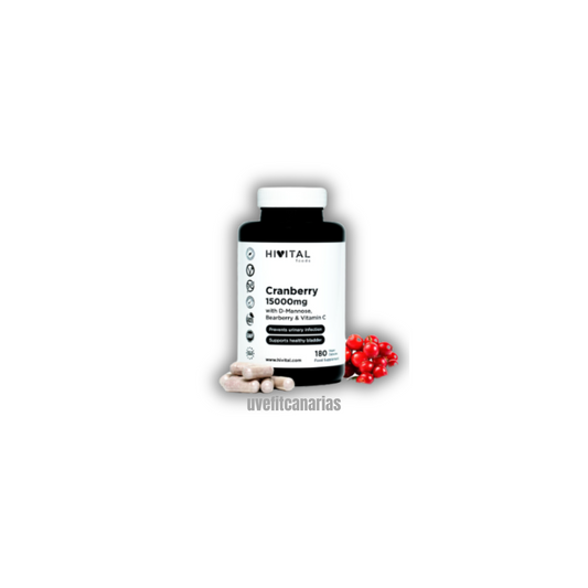 Arándano Rojo Americano 15000 mg, 180 cápsulas veganas - Hivital