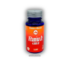 Vitamina D3, 4.000Ul, 60cap - Ynsadiet