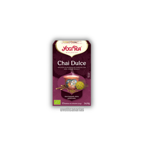 Infusión Chai Dulce, 17 bolsitas - Yogi Tea
