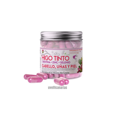Higo Tinto Cabello, Uñas y Piel, 90cap - Tuno Canarias