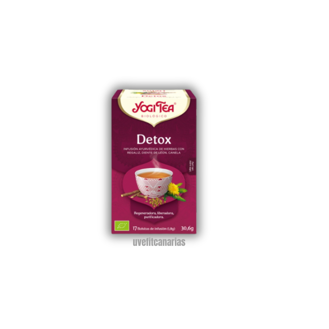 Infusión Detox, 17 bolsas - Yogui Tea