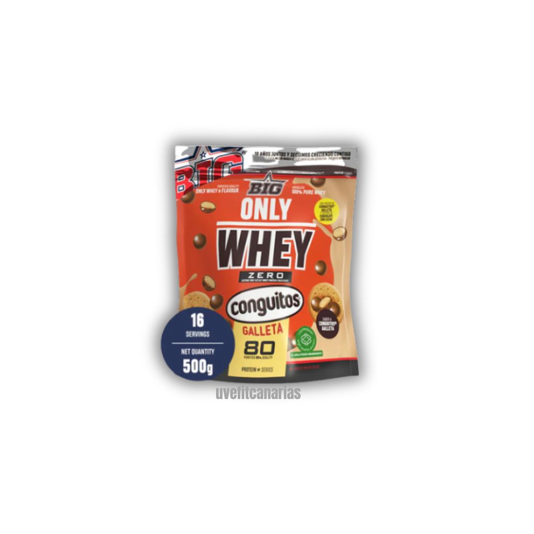 Proteína, Only whey zero, Conguito con galletas 500g - BIG