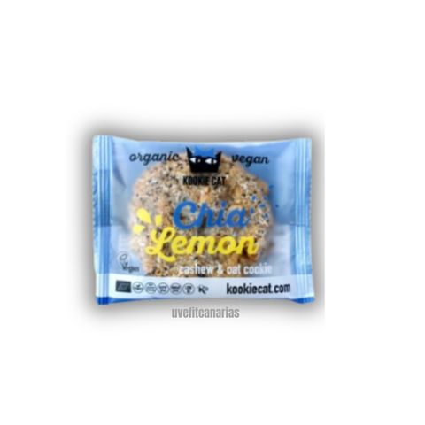 Galleta, Chía y limón, 50g - Kookie Cat
