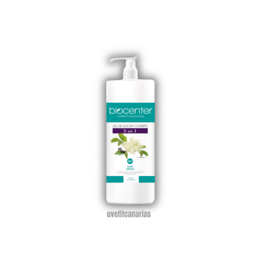 Gel de Ducha y champú, Aloe Saúco, Biocenter
