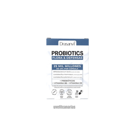 Probiotics Flora & Defensas, 20 Cápsulas - Drasanvi