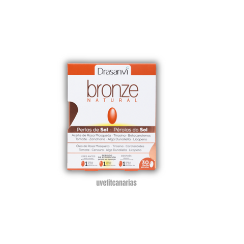 Bronze Natural, 30 perlas - Drasanvi