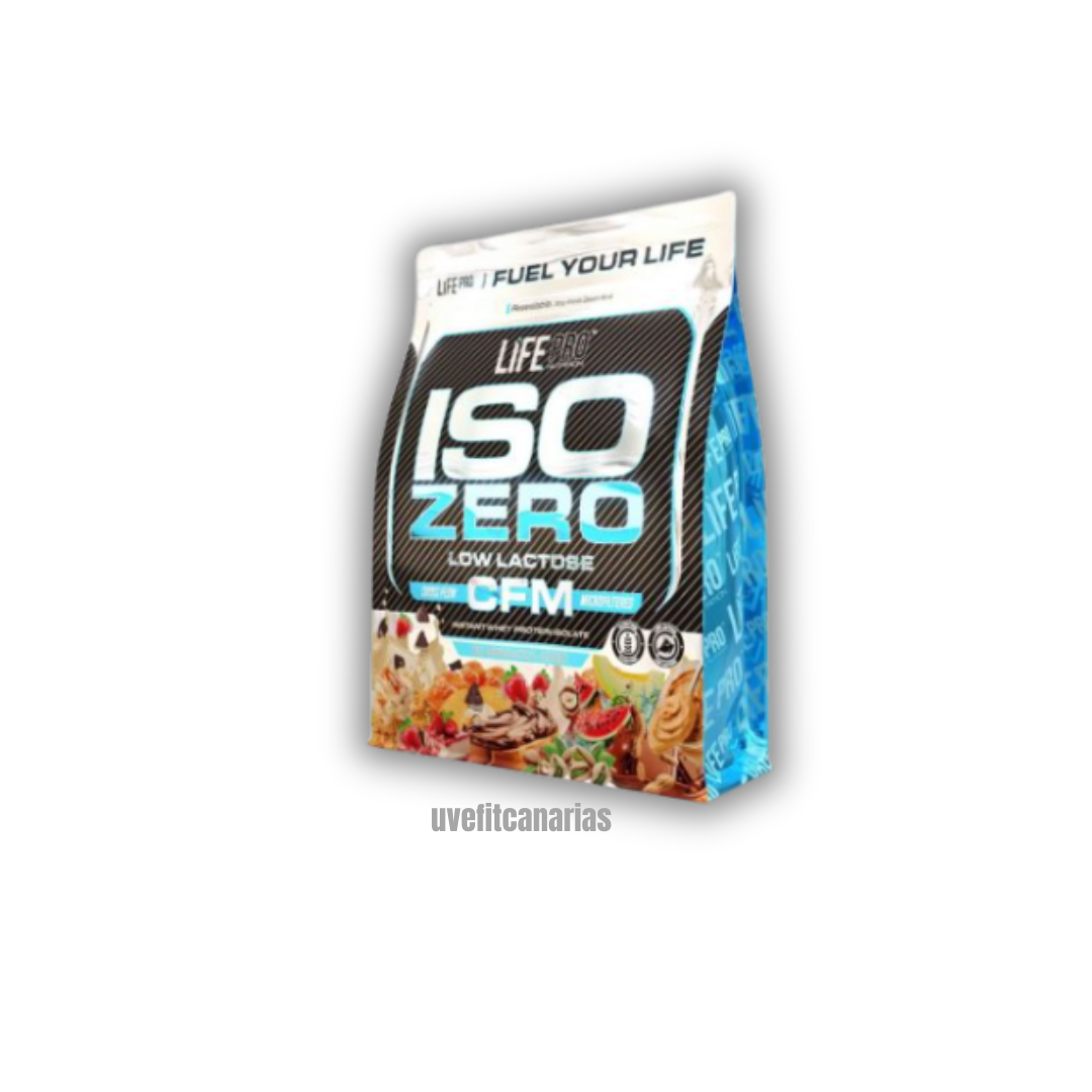 Proteína IsoZero CFM Caramelo Salado, 1kg - LifePro