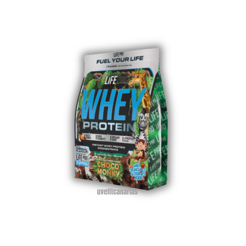 Proteína Whey, Choco Monky 1kg - LifePro