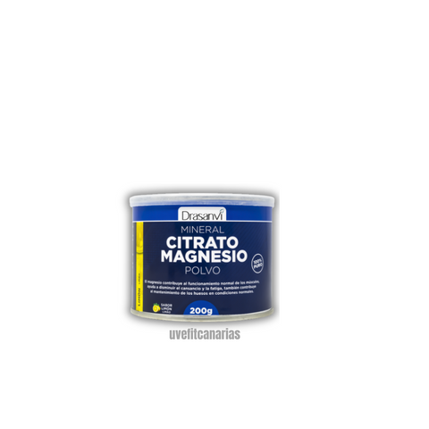 Mineral Citrato de Magnesio Limón, 200gr - Drasanvi