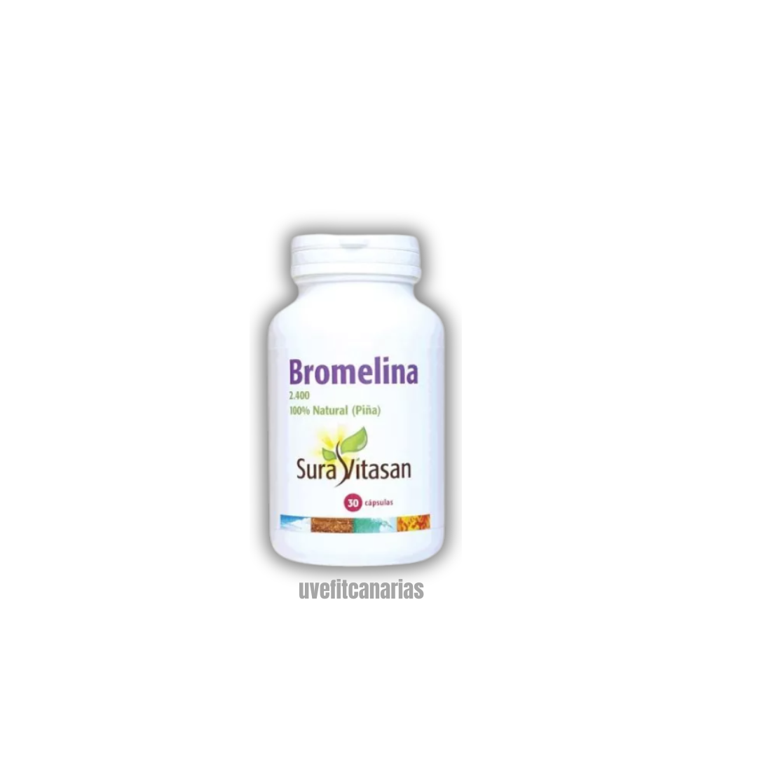Bromelina, 2.400 GDU, 30 cap - SuraVitasan