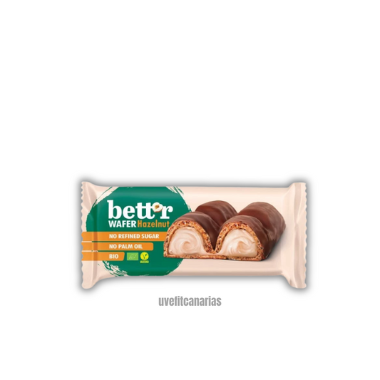 Barritas Wafer avellana, 30 gr - Bett´r