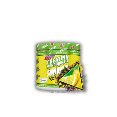 Creatina Creapure, Smint Sours Limón, 250gr - BIG