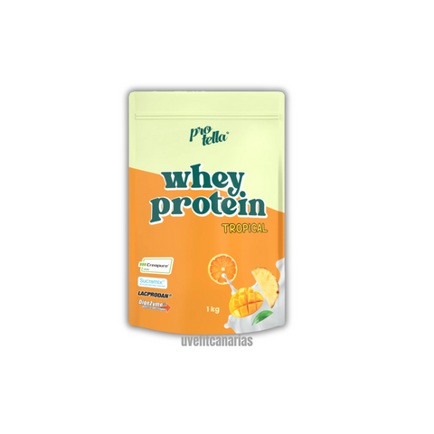Proteína Whey, Tropical, 1kg - Protella