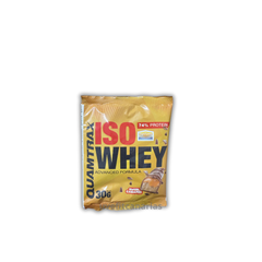 Monodosis, Proteína Iso Whey, Swirl Caramel, 30 g - Quamtrax