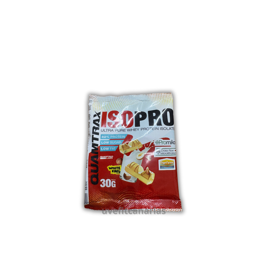 Monodosis Proteína Iso Pro, White King, 30g - Quamtrax