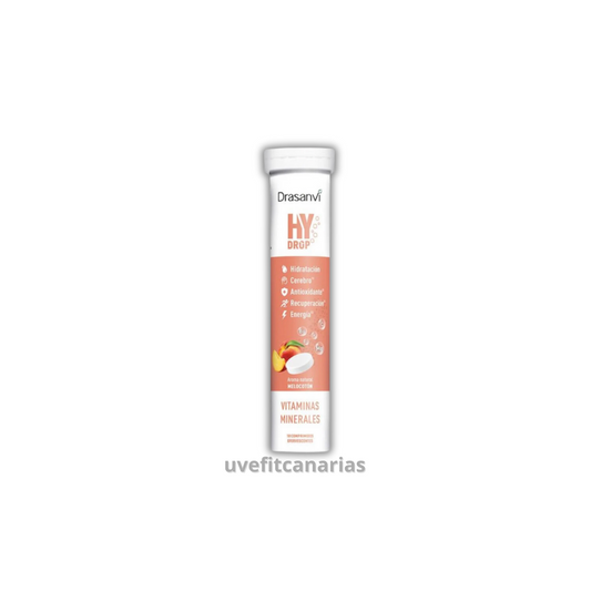 HyDrop Electrolitos Efervescentes, Melocotón 18comp - Drasanvi