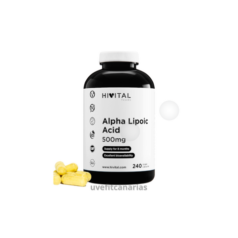 Ácido Alfa Lipoico, 240cap - Hivital