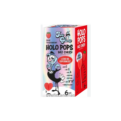 Piruleta para el sistema inmune, Frambuesa, 6unidades - HoloPops Joe Glow