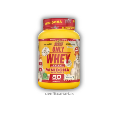 Proteína, Only Whey Zero,Minidona white choco, 1 kg - BIG