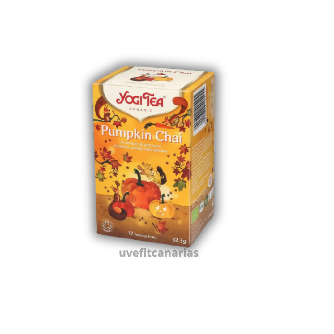 Infusión Pumpkin Chai, 17bolsitas - Yogi Tea
