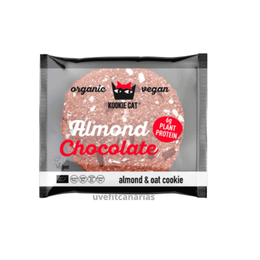 Galleta de Almond Chocolate con proteína, 50g - Kookie Cat