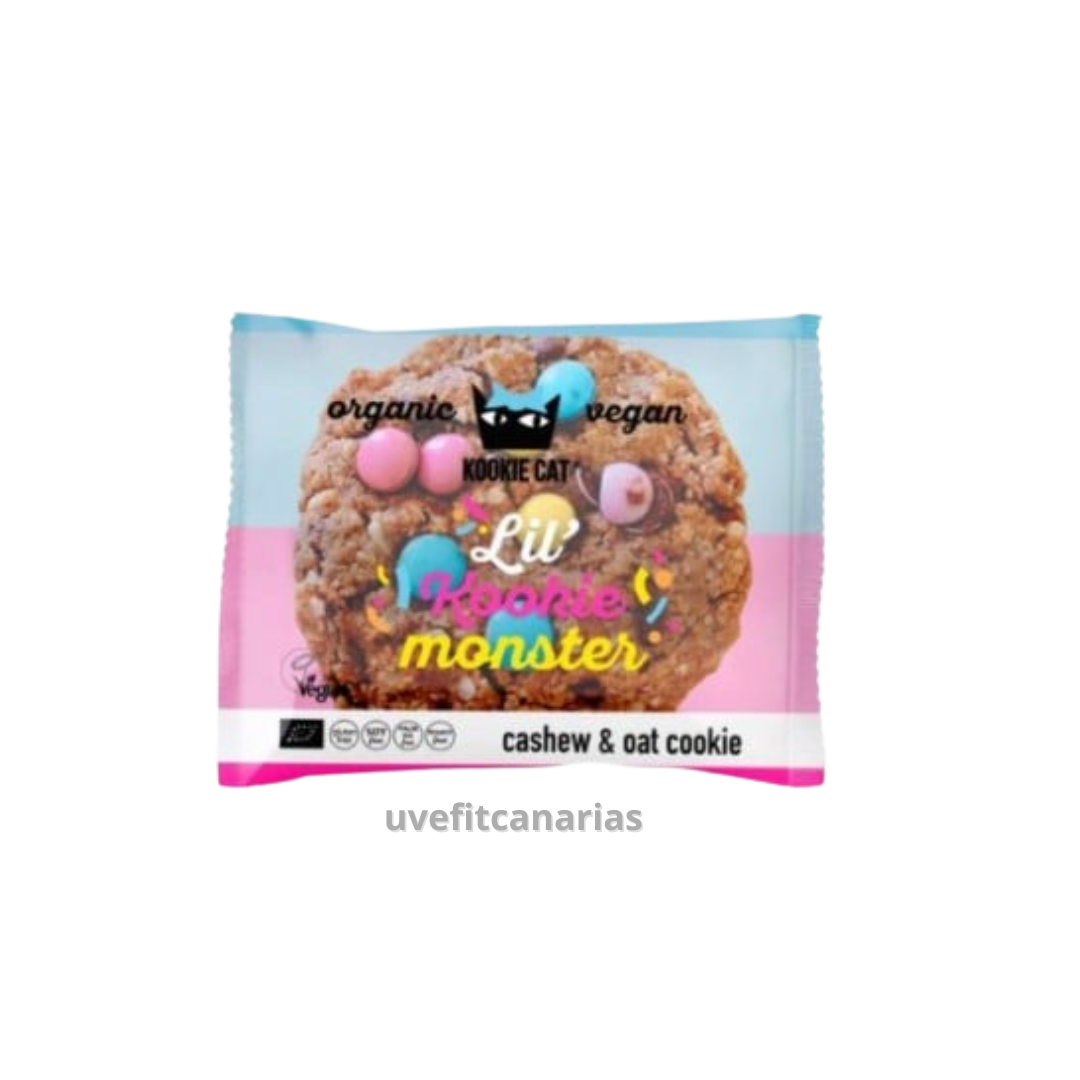 Galleta Monster (Vainilla y Caramelos de Chocolate), 50g - Kookie Cat