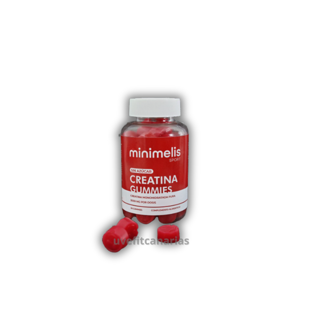 Gummies Creatina, Fresa, 60gummies - Minimelis