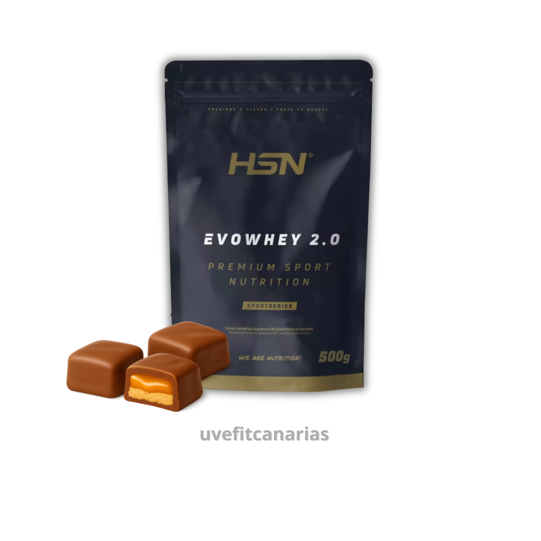 Proteína EvoWhey, 500gr, Chocolate y Caramelo - HSN